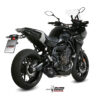 Mivv Full system 2x1 Speed edge black Yamaha Tracer 700 / GT / Tracer 7 2016-24 - Imagen 2