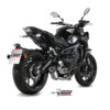 Mivv Full system 3x1 Oval titan con tapa carbono Yamaha MT-09 / FZ-09 2013-20 - Imagen 2