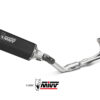 Mivv Full system 2x1 SR-1 black titanium Yamaha T-MAX 560 2022-24 (colector inox) - Imagen 4