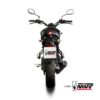 MIVV FULL SYSTEM 1x1 HR-1 BLACK CON TAPA EN CARBONO LARGA YAMAHA XSR 125 2022-24 - Imagen 3
