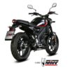 Mivv Full system 1x1 MK3 black Yamaha XSR 125 2022-24 - Imagen 2