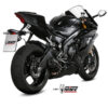 Mivv Slip-On Suono black con tapa carbono Yamaha YZF 600 R6 2017-23 - Imagen 2
