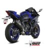 Mivv Full system 2x1 SR-1 black titanium Yamaha YZF R7 2022-24 - Imagen 2