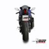 Mivv Full system 2x1 SR-1 black titanium Yamaha YZF R7 2022-24 - Imagen 3