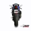 Mivv Full system 2x1 SR-1 titanium Yamaha YZF R7 2022-24 - Imagen 3