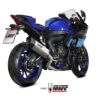 Mivv Full system 2x1 SR-1 titanium Yamaha YZF R7 2022-24 - Imagen 2