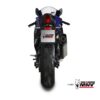 Mivv Full system 2x1 SR-1 titanium Yamaha YZF R7 2022-24 - Imagen 3