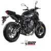 Mivv Full system 2x1 Delta Race black Yamaha MT-07 / FZ-07 2021-24 - Imagen 2