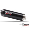 Mivv Full system 2x1 Oval black con tapa carbono Yamaha T-MAX 530 2017-19 / T-MAX 560 2020-21 - Imagen 3