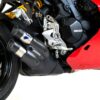 Termignoni Doble Escape en Acero Inox., Tapa y Protector de Carbono Ducati Supersport 950 2021-24