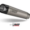 Mivv Slip-On X-M5 titan Triumph Speed Triple R / S / RS 2018-20 - Imagen 3