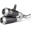 BLACK EDITION silenciosos Slip-on. No homologado Akrapovic - Ducati Scrambler 800 - 2015 a 2020
