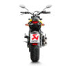 BLACK EDITION silenciosos Slip-on. No homologado Akrapovic - Ducati Scrambler 800 - 2015 a 2020 - Imagen 4