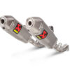 Silenciosos Slip-on. No homologado Akrapovic - Honda CRF 450 R - 2017 a 2018