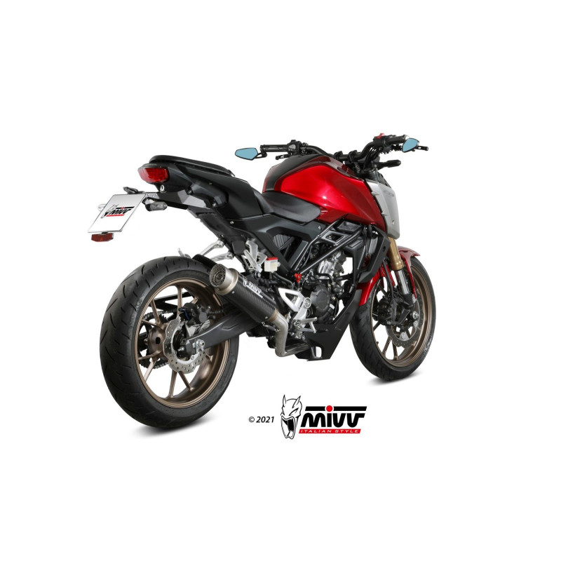 Mivv Full system 1x1 GP Pro carbono Honda CB 125 R 2021-24 - Imagen 2