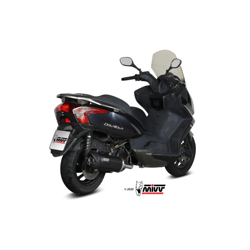 Mivv Full system 1x1 Mover black Kymco Downtown 125 2009-16 - Imagen 2