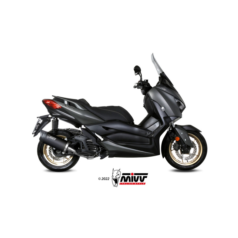 Mivv Full system 1x1 Mover Black Yamaha X-Max 125 2021-24 - Imagen 2