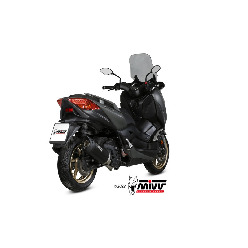 Mivv Full system 1x1 Mover Black Yamaha X-Max 125 2021-24 - Imagen 3
