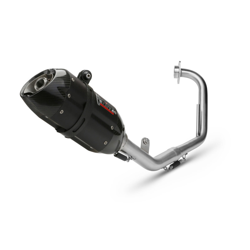Mivv Full system 1x1 Suono black con tapa carbono Yamaha YZF R125 2008-13