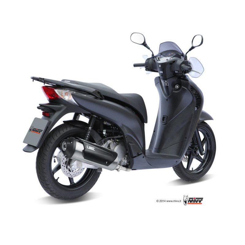 Mivv Full system 1x1 Urban St. Steel Honda PS 125/150 2006-12 / Honda SH 125/150 2002-12