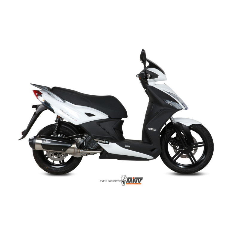 Mivv Full system 1x1 Urban St. Steel Kymco Agility 125/150 / Agility 125/150 R16+ / People S 125/200