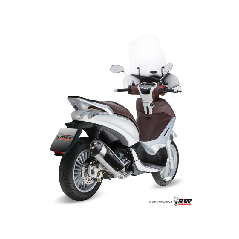 Mivv Full system 1x1 Urban St. Steel Piaggio Beverly 125 2010-12 /Beverly 300 2010-13