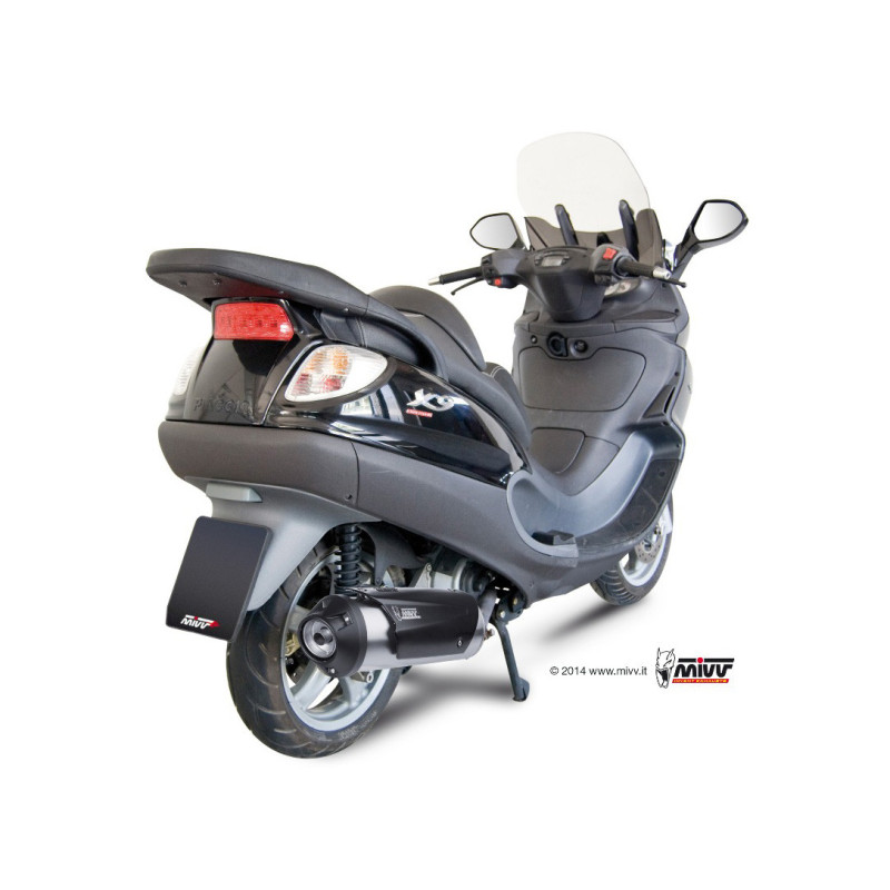 Mivv Full system 1x1 Urban St. Steel Piaggio MP3 125 / X7 125 / X8 125 / X-EVO 125 / X8 200 / X9 200