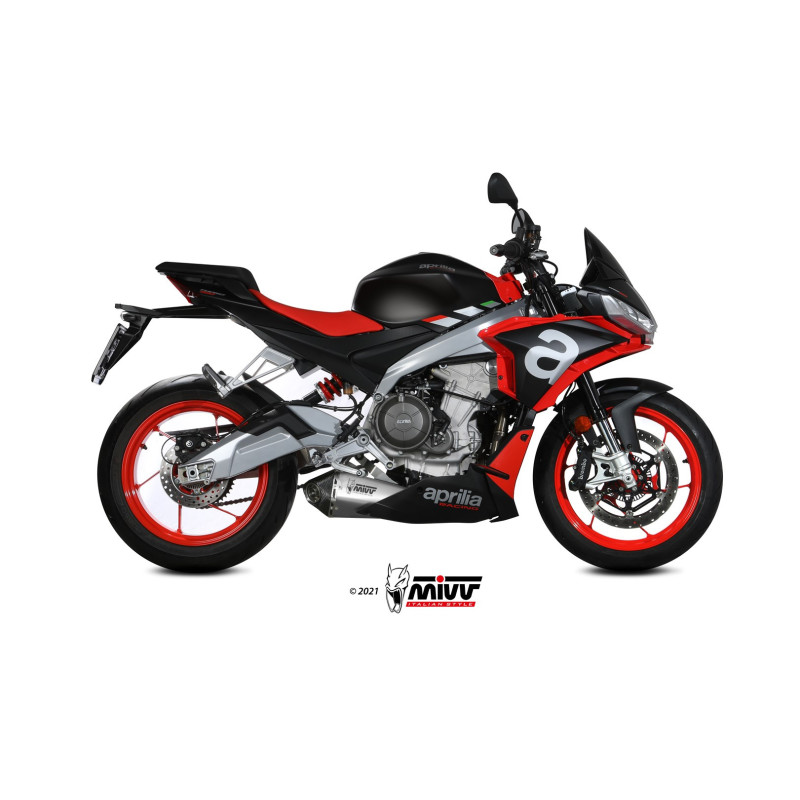 Mivv Full system 2x1 Delta Race St. Steel Aprilia RS 660 / Tuono 660 2020-24 - Imagen 2