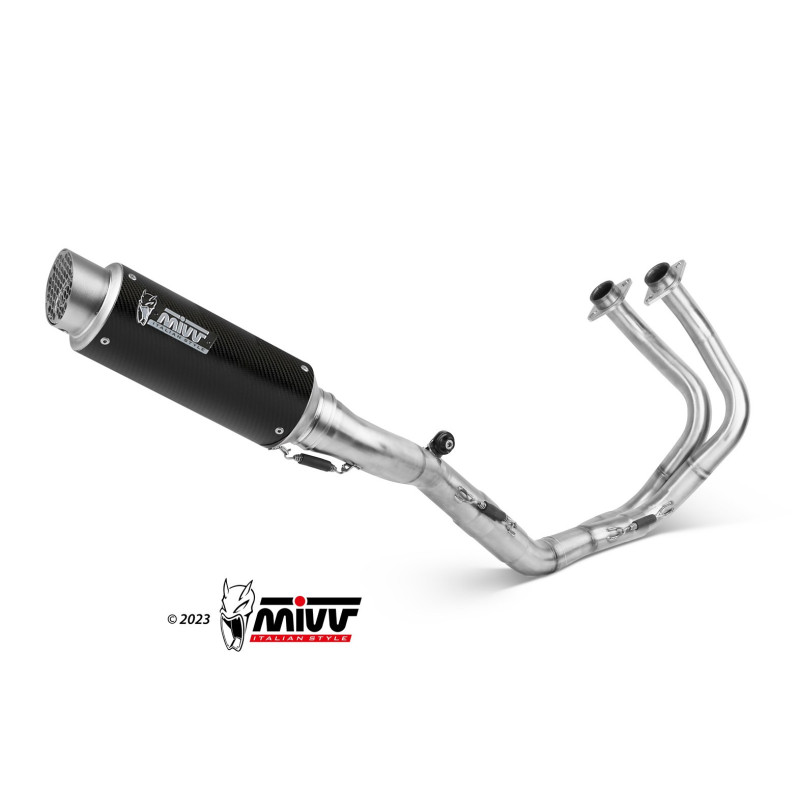 Mivv Full system 2x1 GP Pro carbono Kawasaki Ninja 650 2017-23 / Z650 2017-23