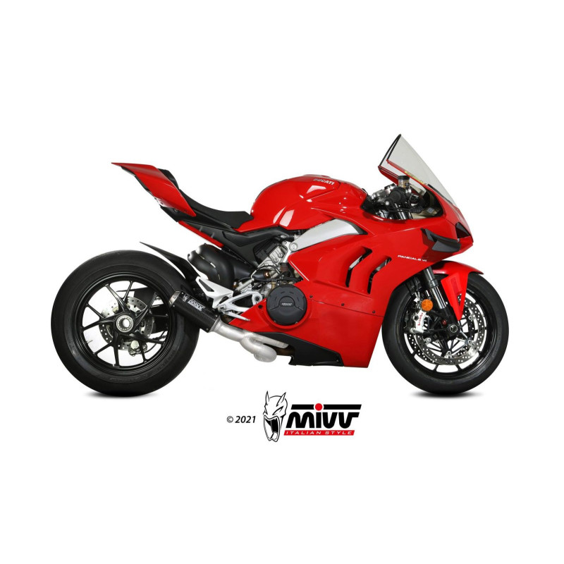 Mivv Full system 2x1 MK3 carbono Ducati Streetfighter V4 2018-25 / Panigale V4 2018-25 - Imagen 2