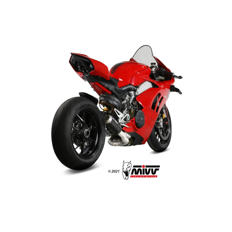 Mivv Full system 2x1 MK3 carbono Ducati Streetfighter V4 2018-25 / Panigale V4 2018-25 - Imagen 3