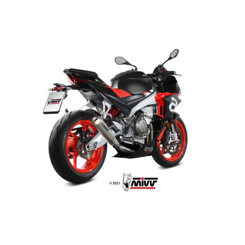 Mivv Full system 2x1 X-M1 Aprilia RS 660 2020-25 / Tuono 660 2021-24 - Imagen 2