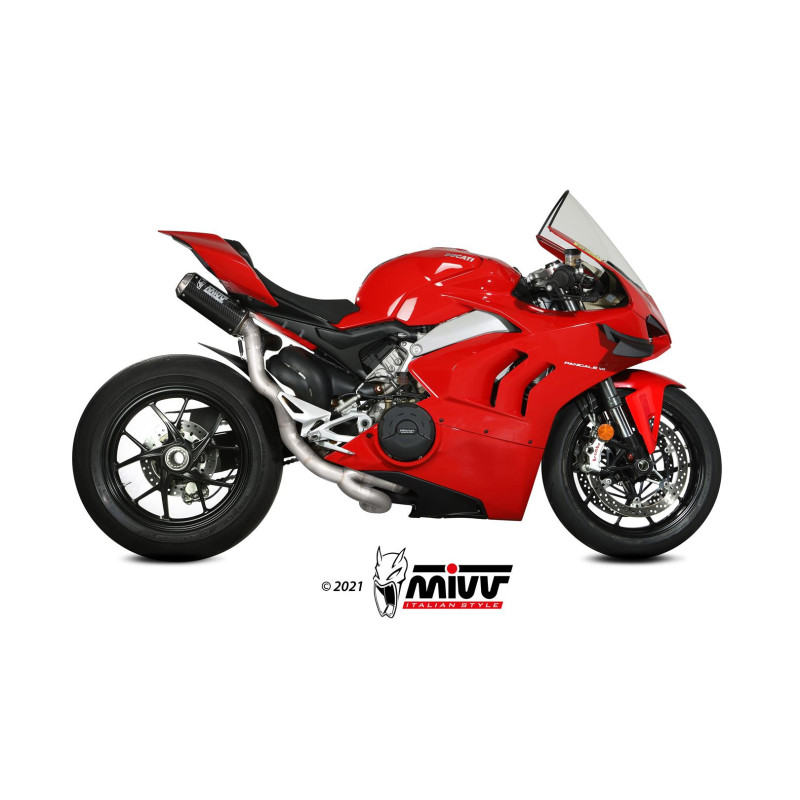 Mivv Full system 2x2 MK3 carbono Ducati Panigale V4 2018-22 - Imagen 2