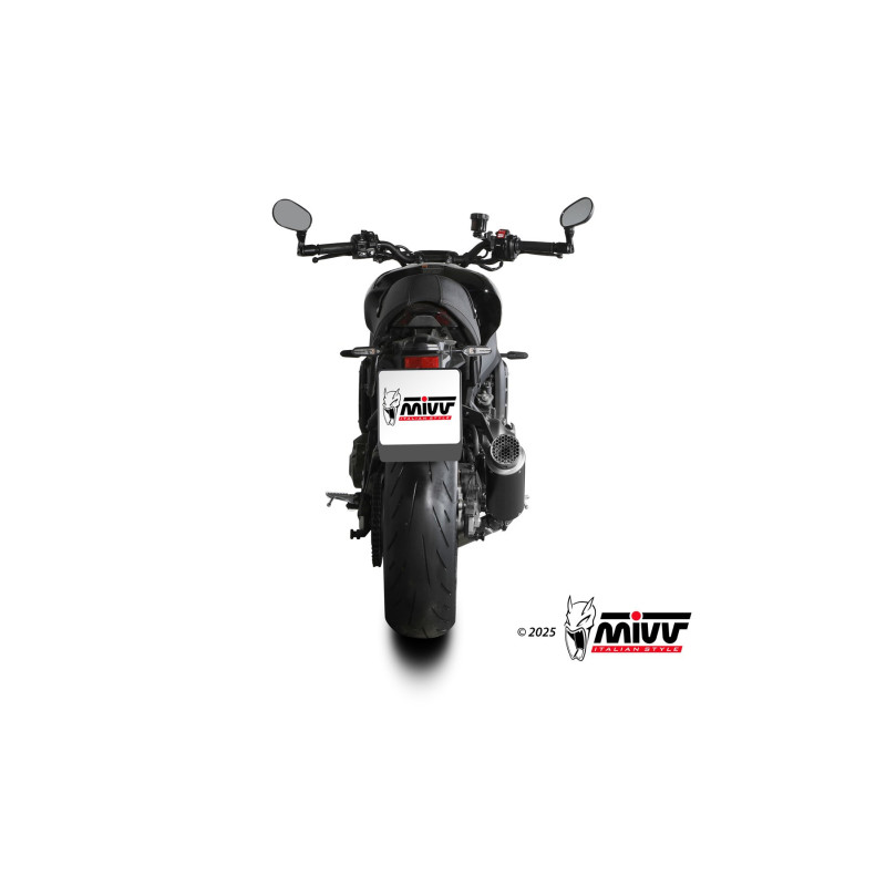 Mivv Full system 3x1 GPpro Black Yamaha XSR 900 / GP 2022-25 - Imagen 3