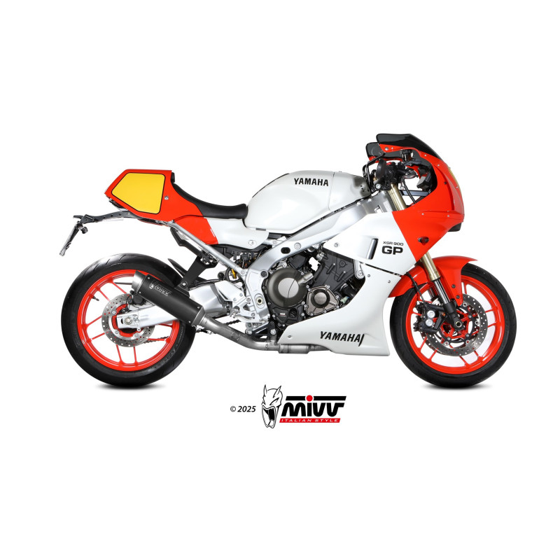 Mivv Full system 3x1 GPpro Black Yamaha XSR 900 / GP 2022-25 - Imagen 4