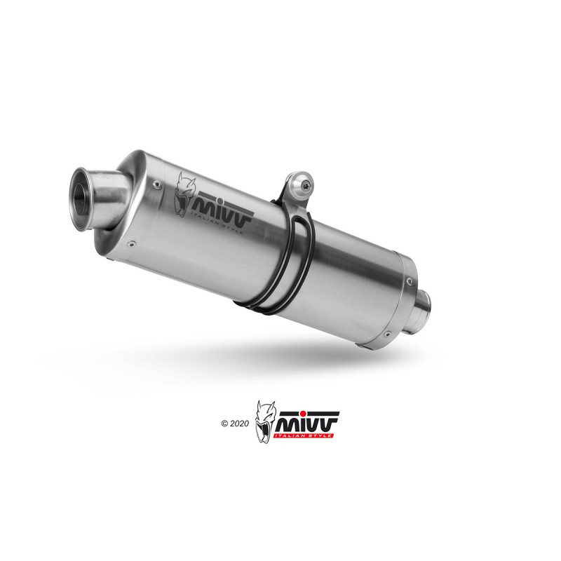 Mivv Slip-On Oval St. Steel Honda XLV 650 Transalp 2000-04