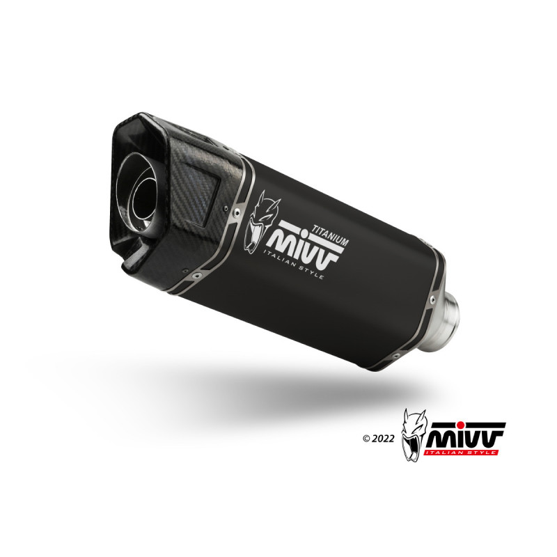 Mivv Slip-On SR-1 Black Titanium BMW R 1250 R / RS 2021-25