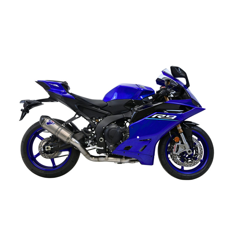 Termignoni Silencioso Relevance Titanio con Tapa en Carbono Yamaha R9 2025-26