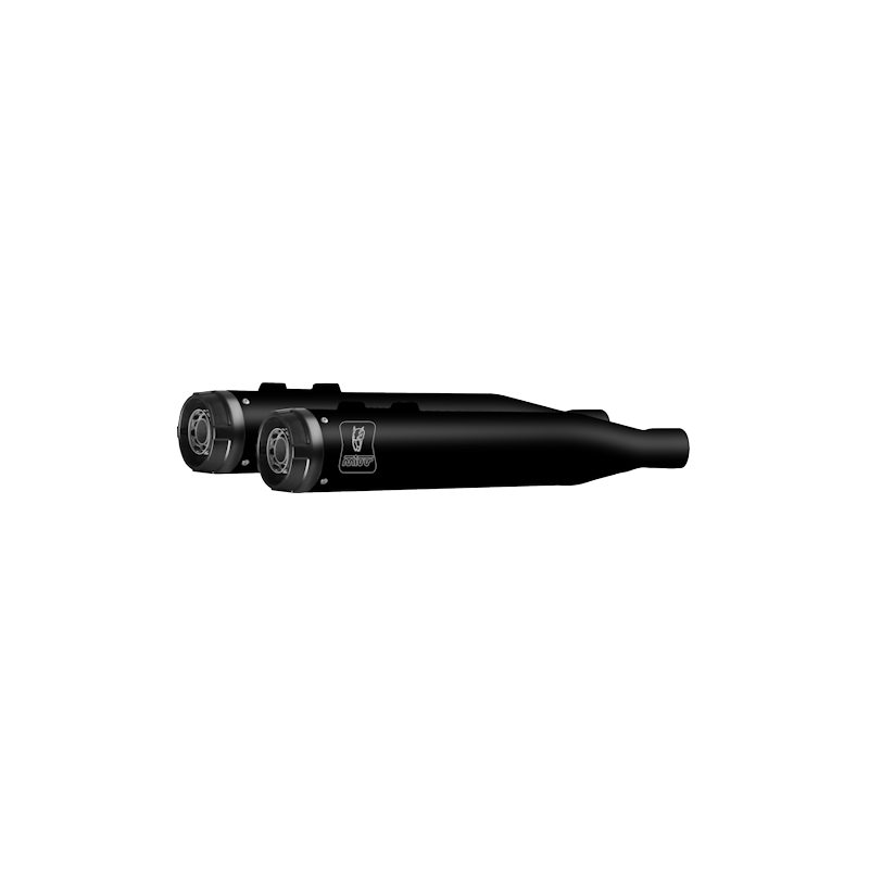 Mivv 2 Slip-On HR-1 Black Harley Davidson Electra Glide Ultra Classic / Road King / Street Glide